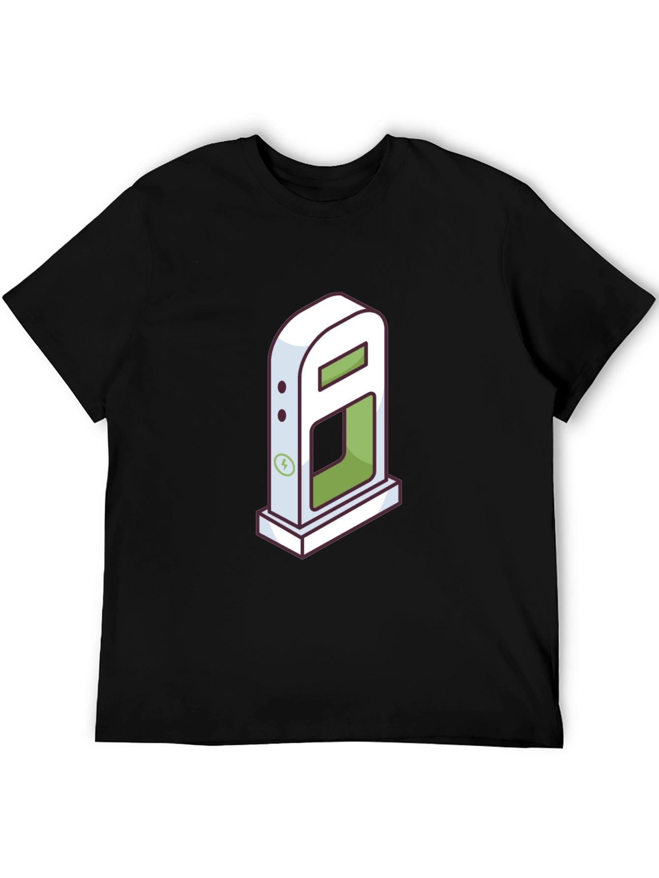 Electric Vehicle Charging Station Graphic T-Shirt