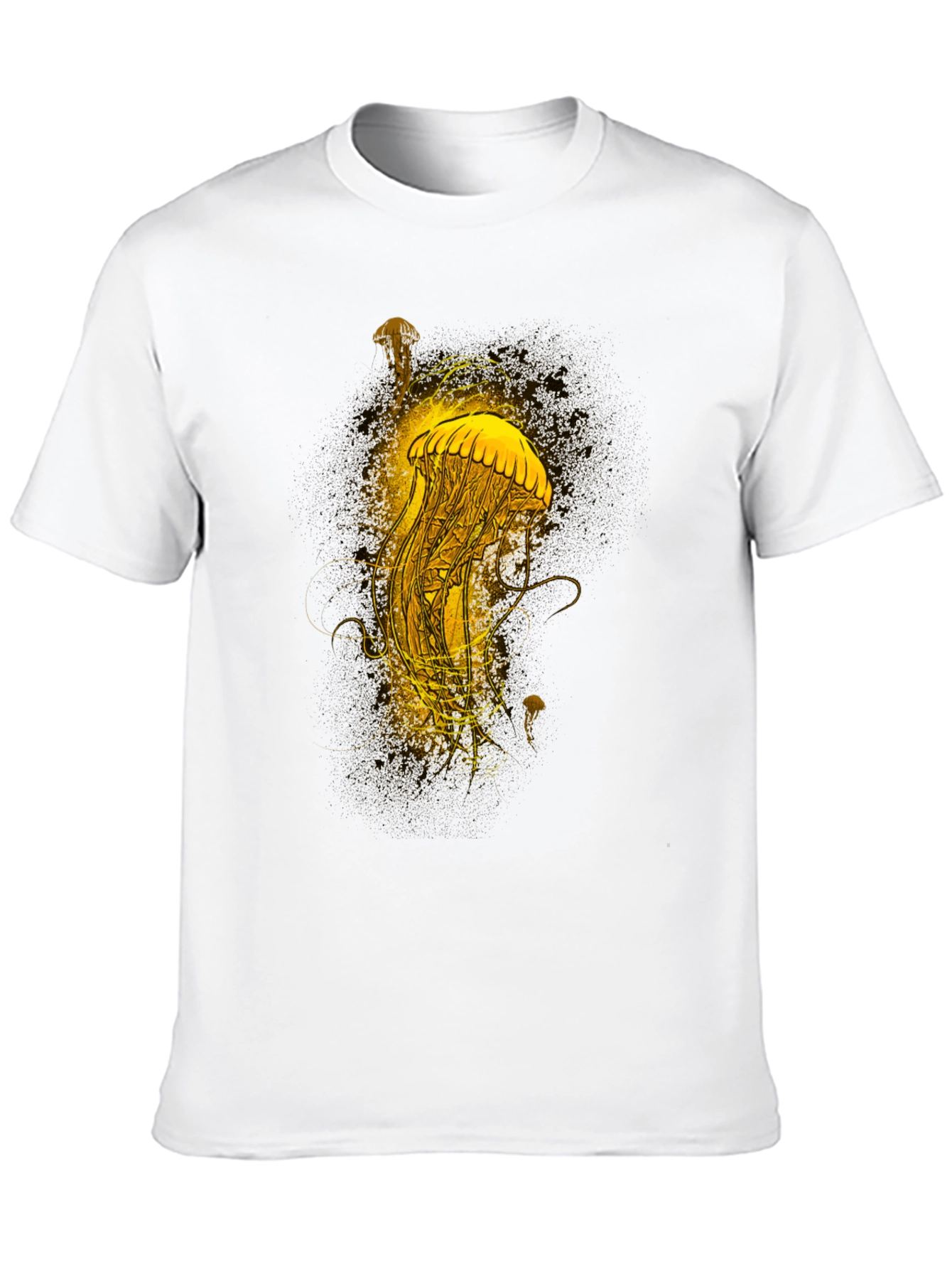 Jellyfish Graphic Black T-Shirt