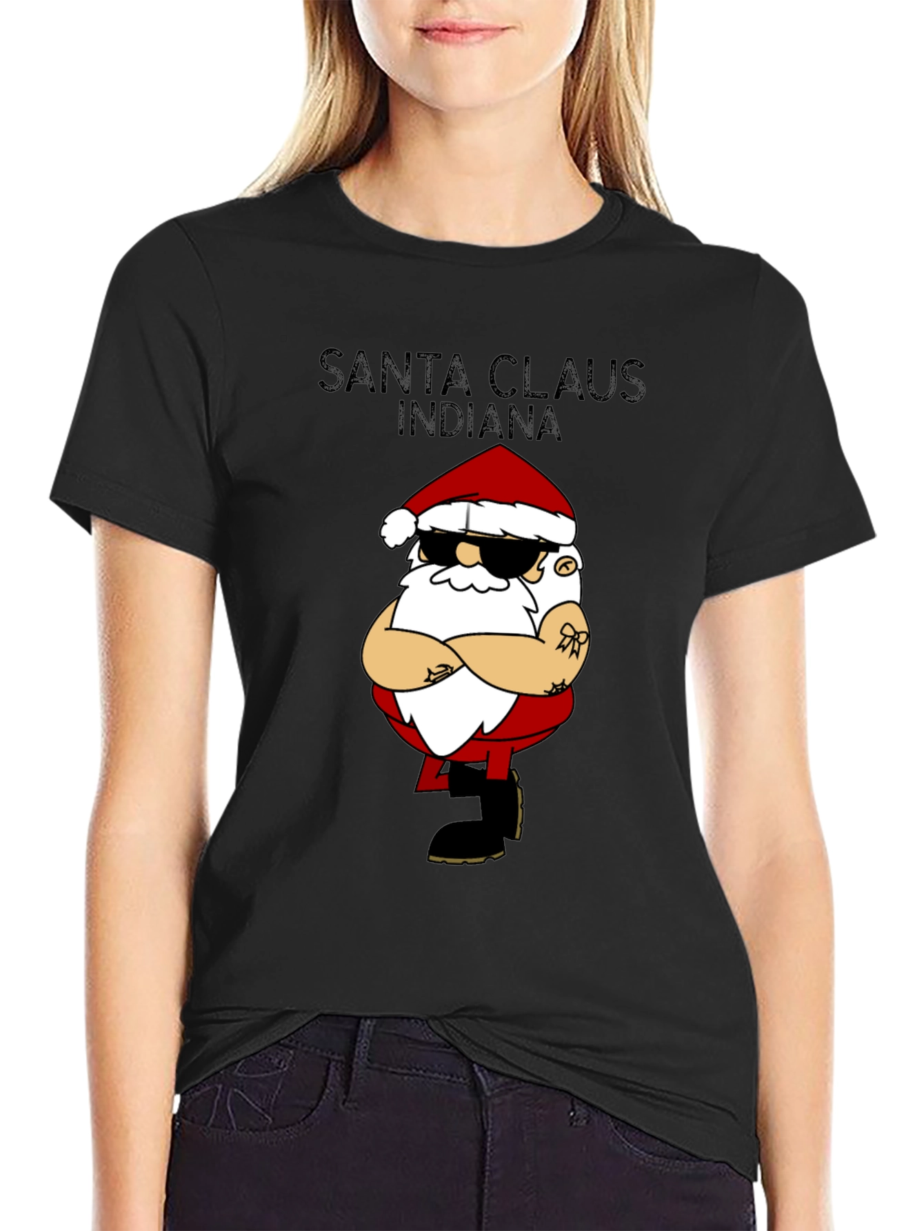 Santa Claus Indiana Graphic Tee