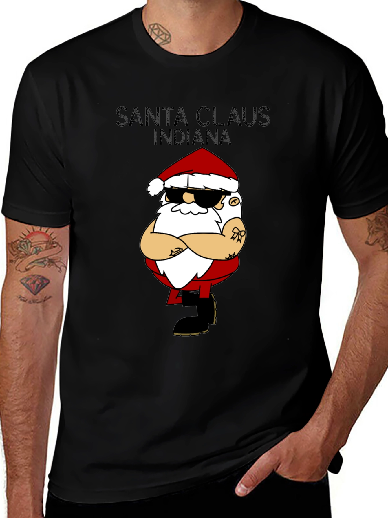 Santa Claus Indiana Graphic Tee