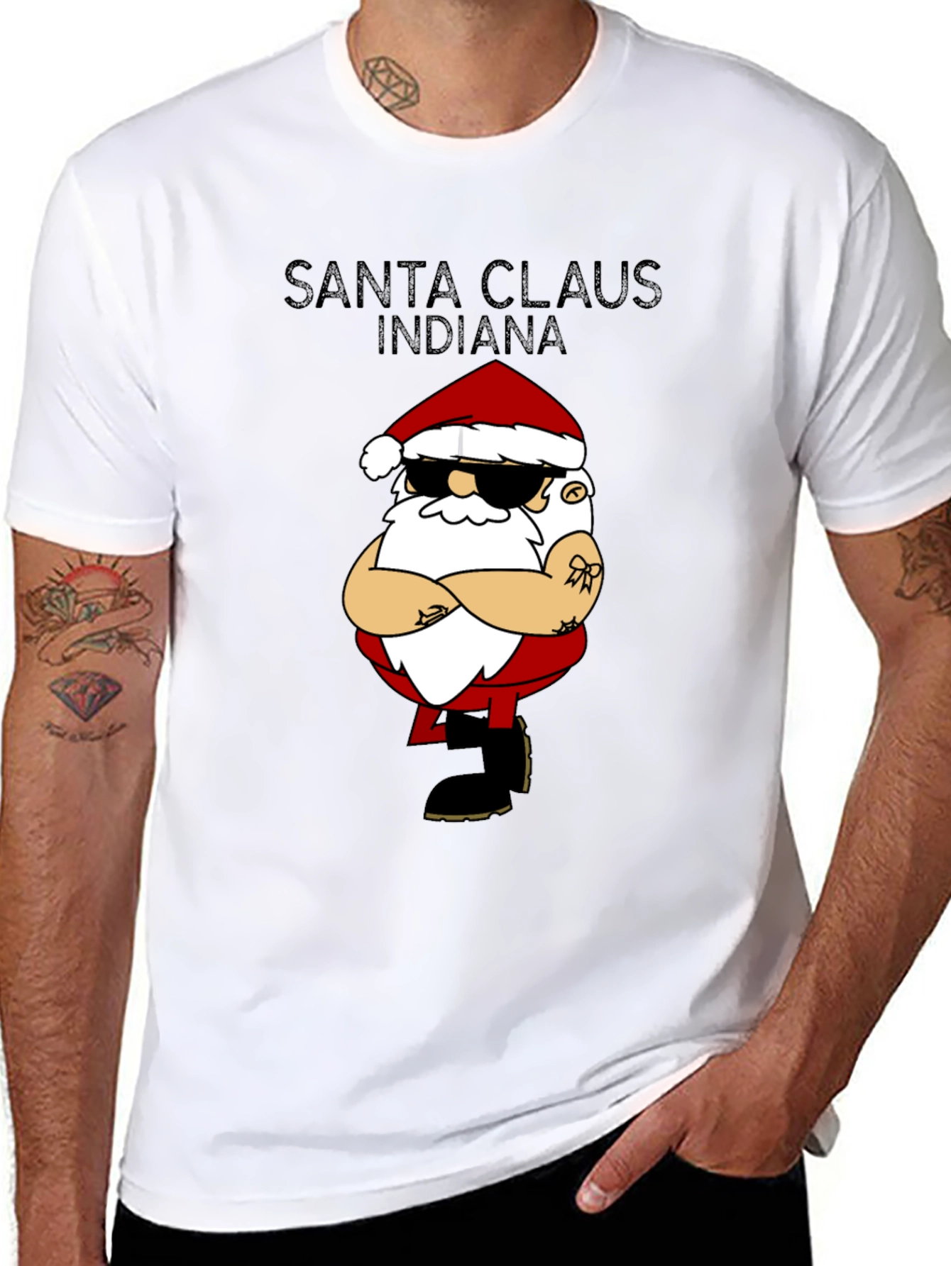 Santa Claus Indiana Graphic Tee