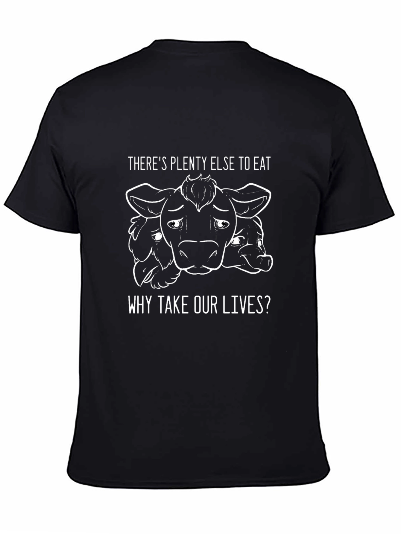 Vegan Cow Graphic T-Shirt - Plenty Else to Eat