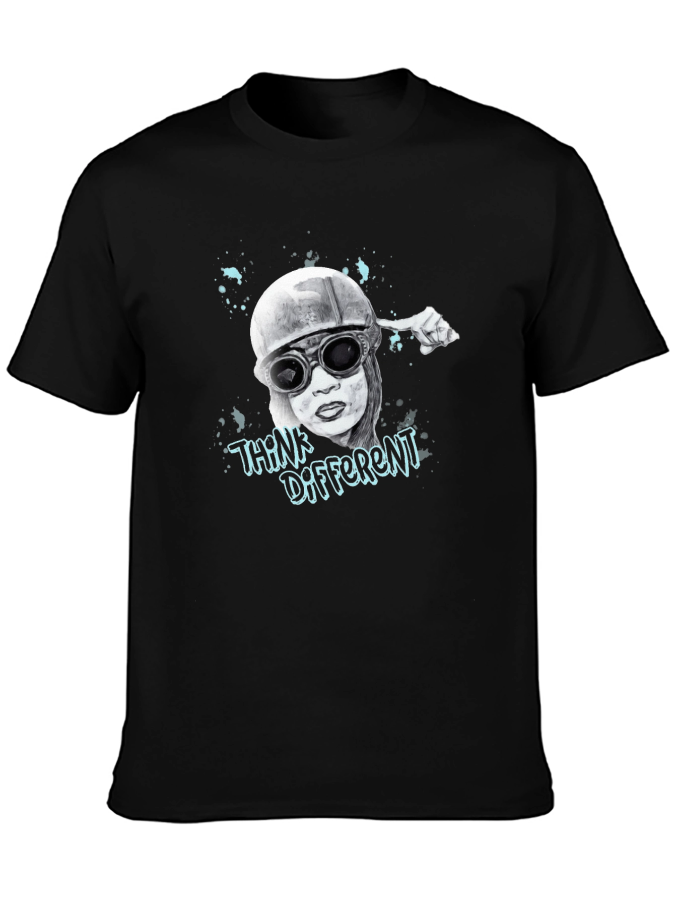 Think Different Pilot Graphic Tee - Black