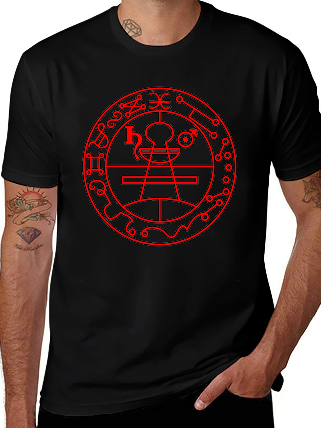 Occult Symbol Black T-Shirt