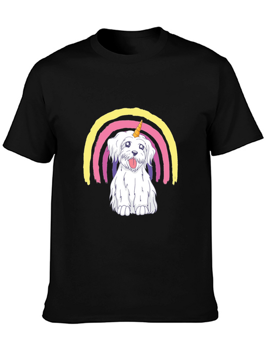 Dog Unicorn Rainbow T-Shirt