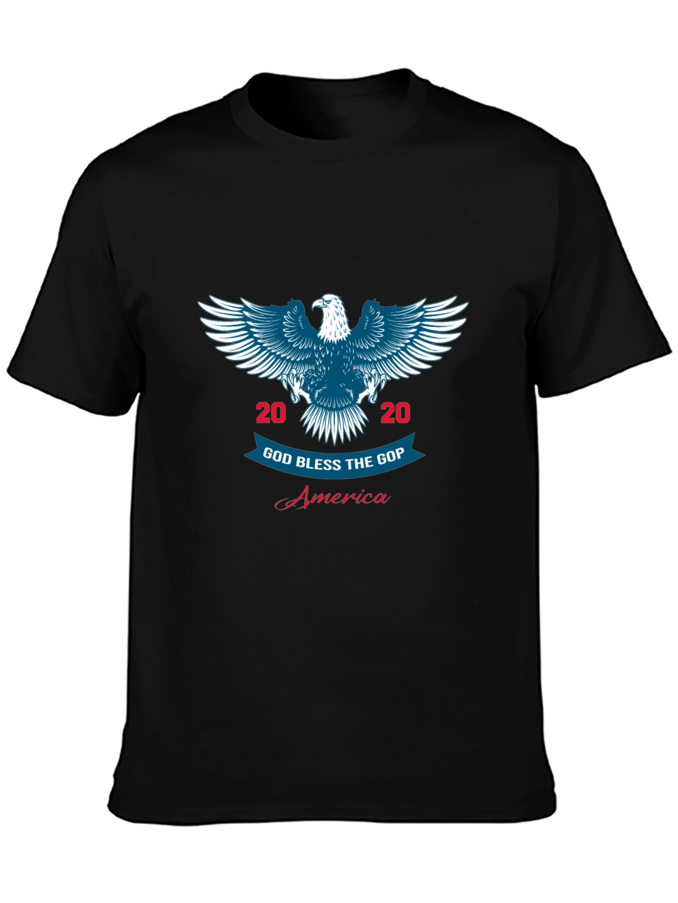 God Bless the GOP 2020 Eagle Graphic T-Shirt