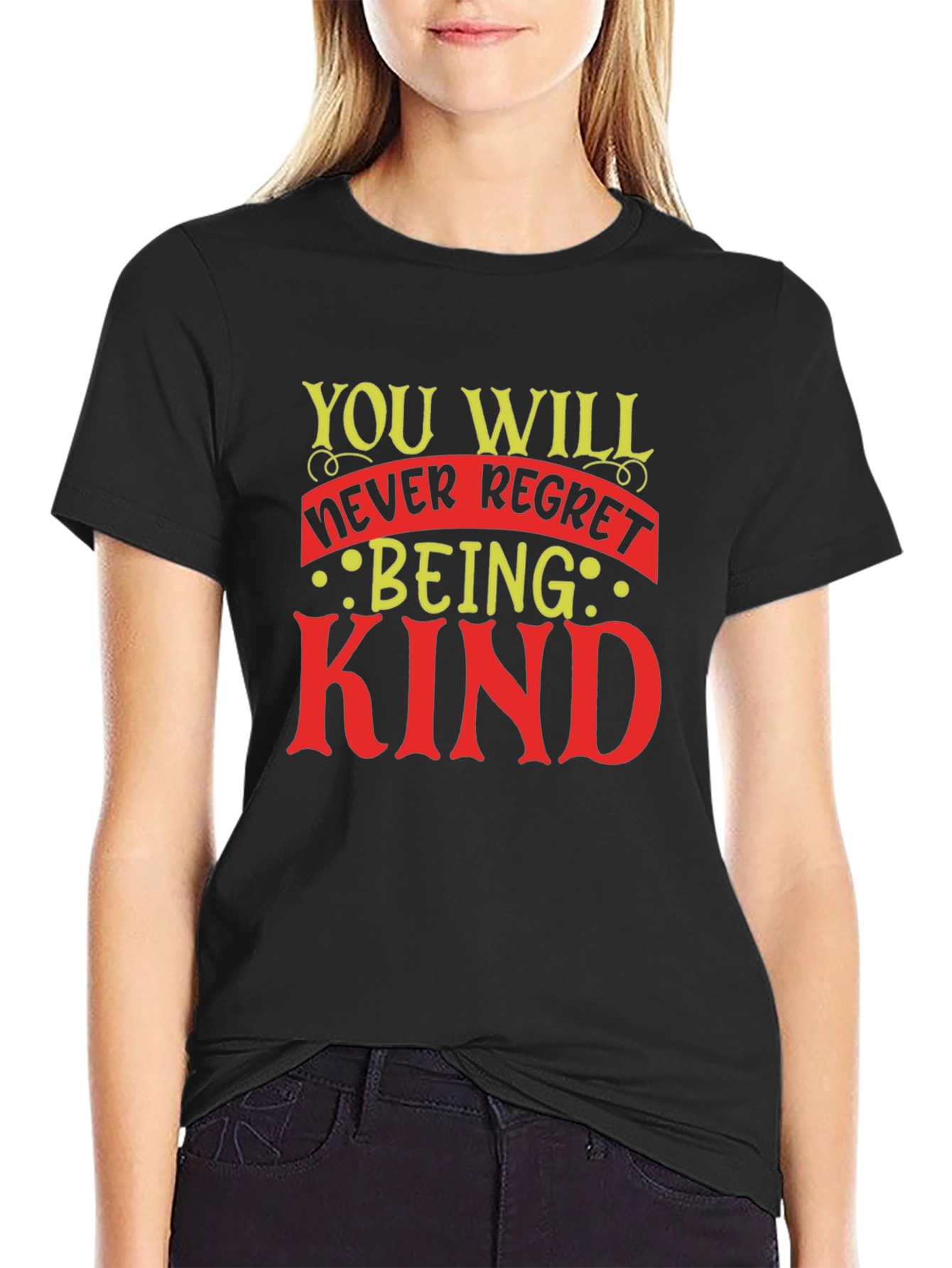 Kindness Graphic Tee - Mens Black T-Shirt