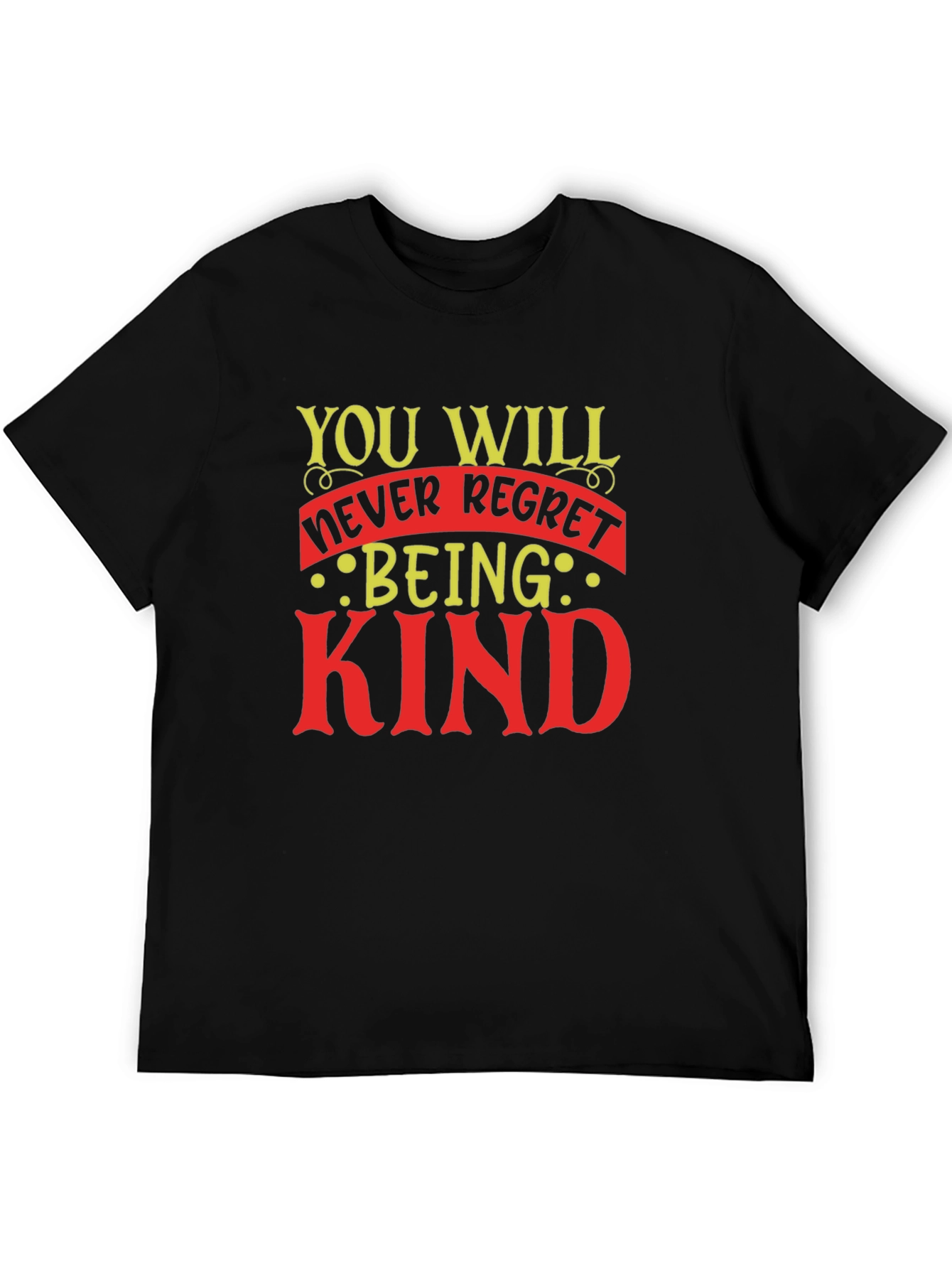 Kindness Graphic Tee - Mens Black T-Shirt