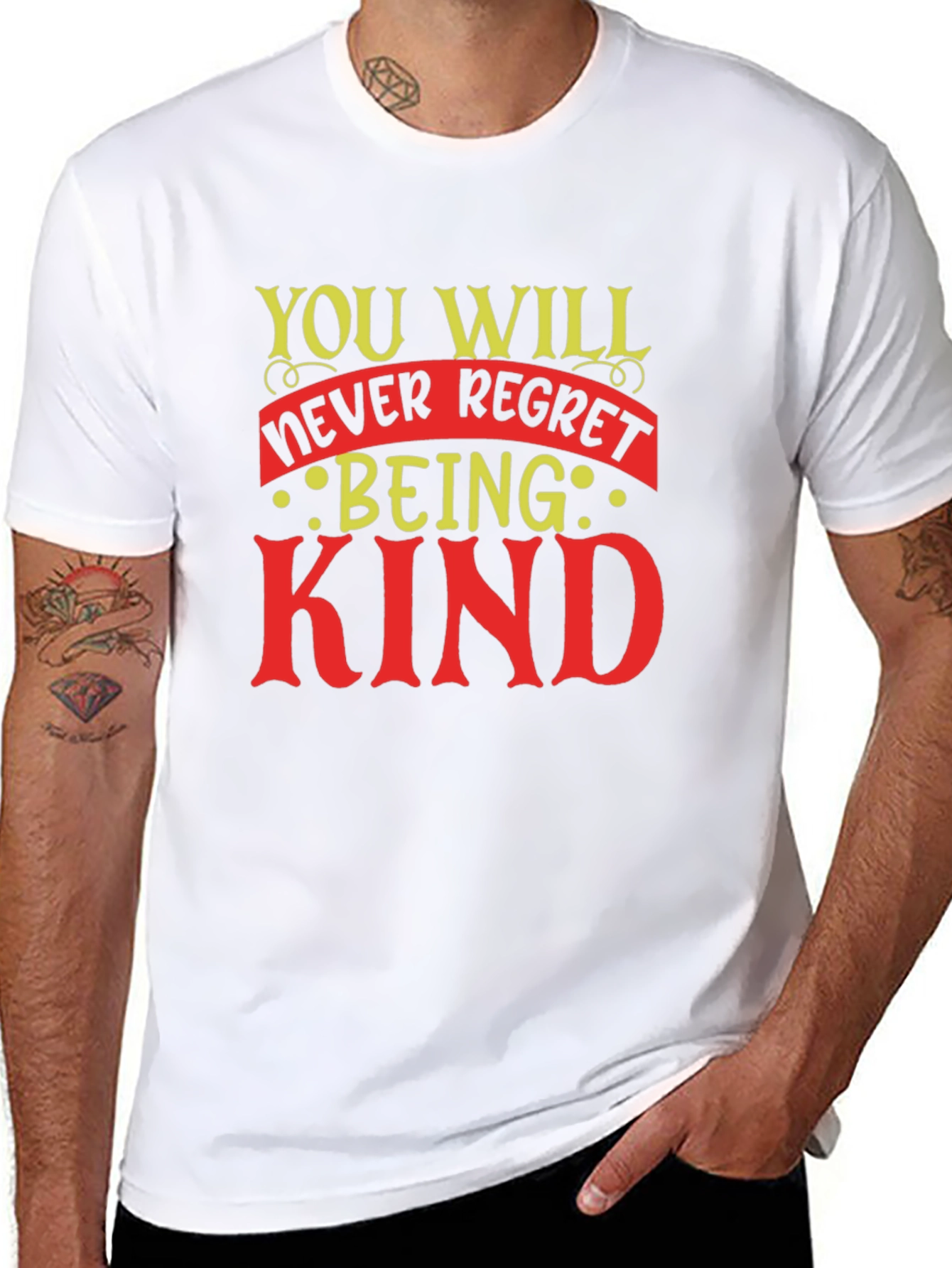 Kindness Graphic Tee - Mens Black T-Shirt