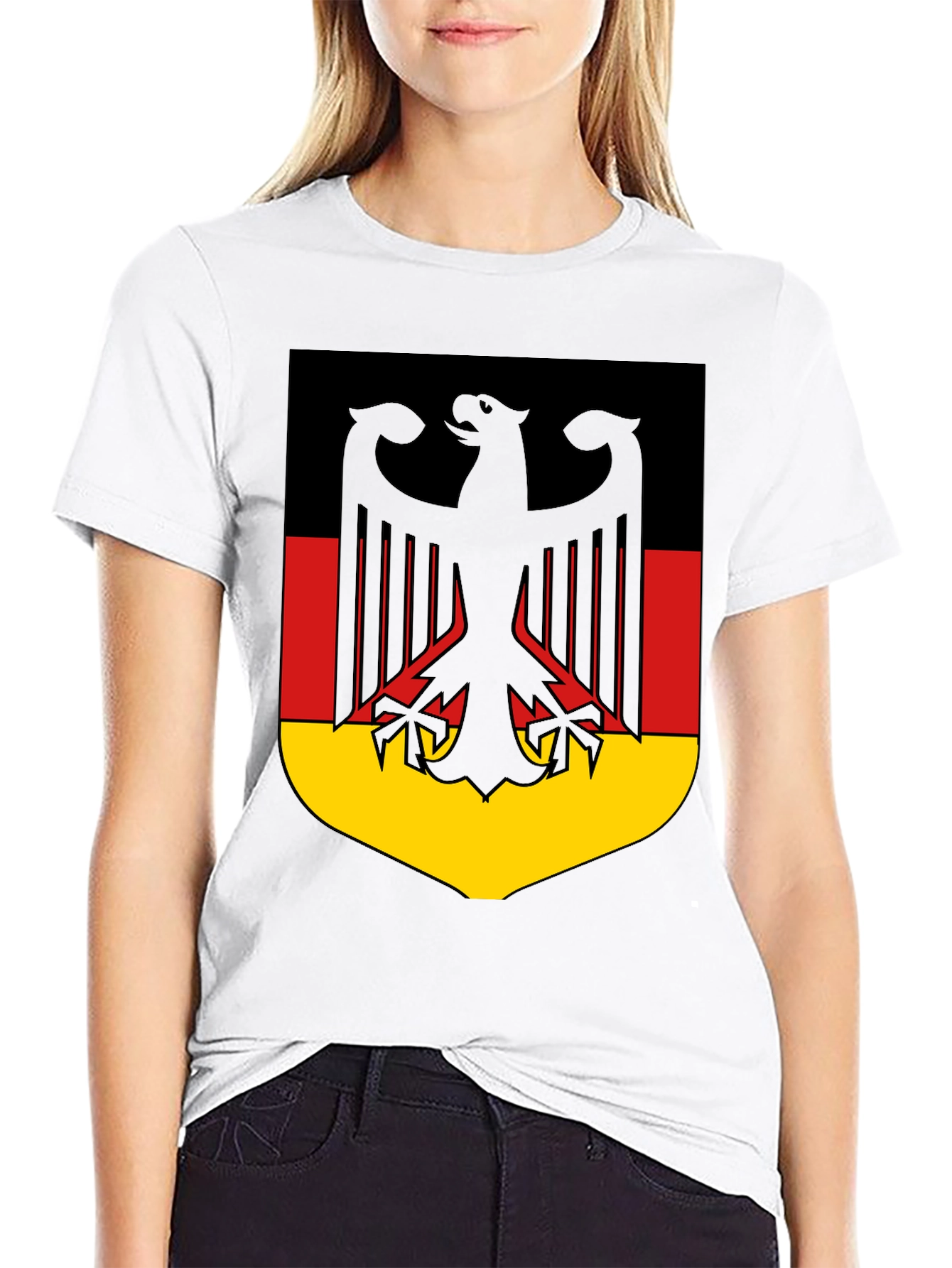 German Flag Eagle Crest T-Shirt
