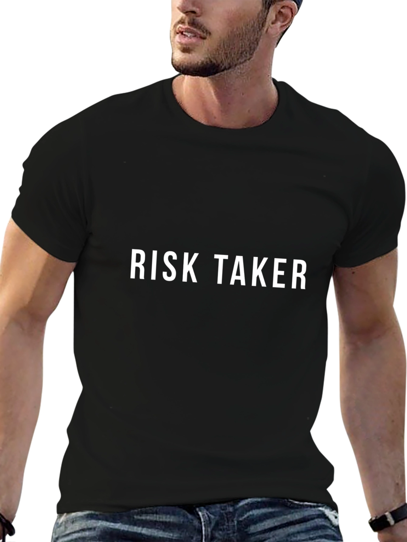 Risk Taker Black Graphic Tee