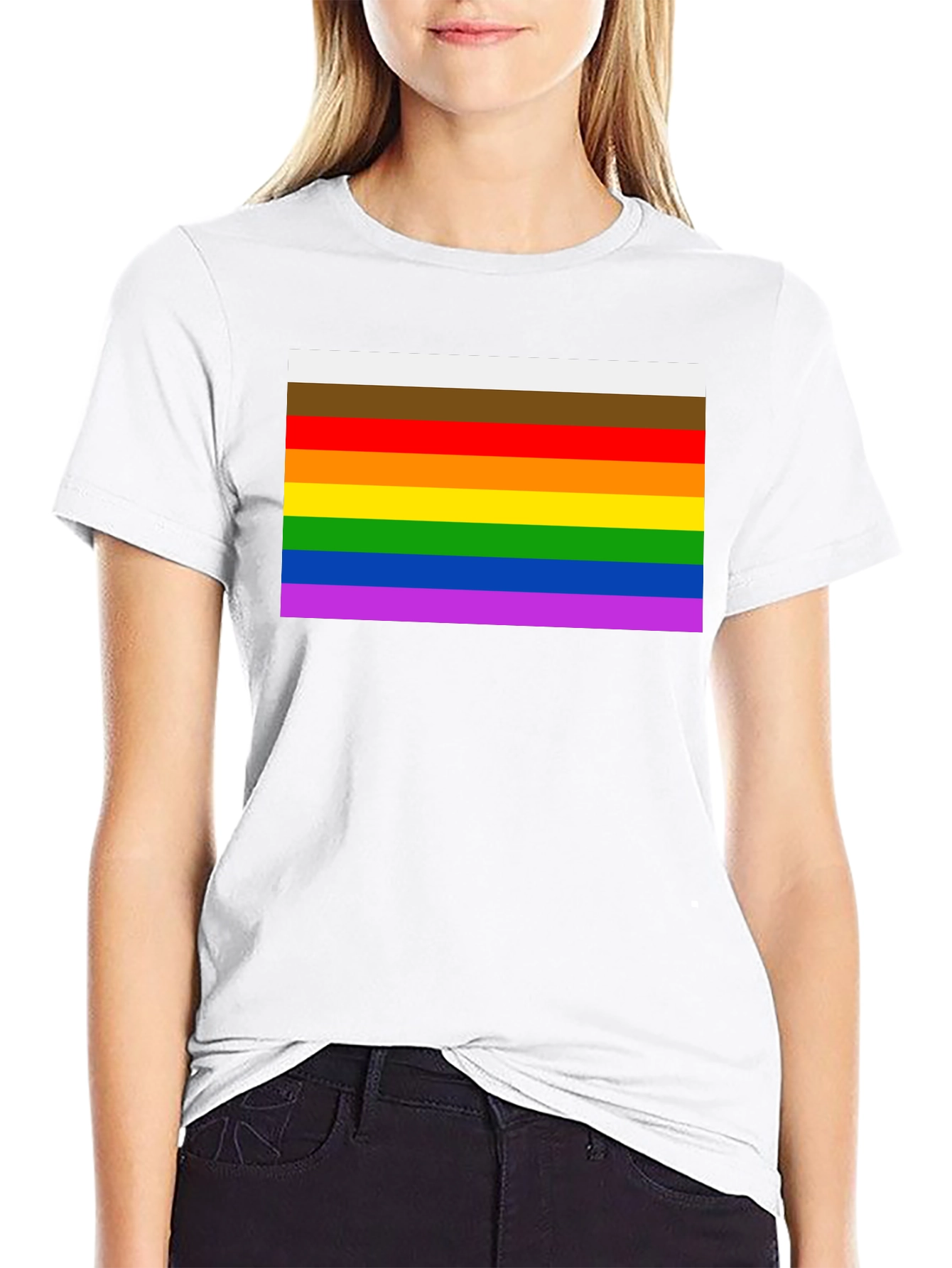 Progress Pride Flag Tee - Inclusive Pride Shirt