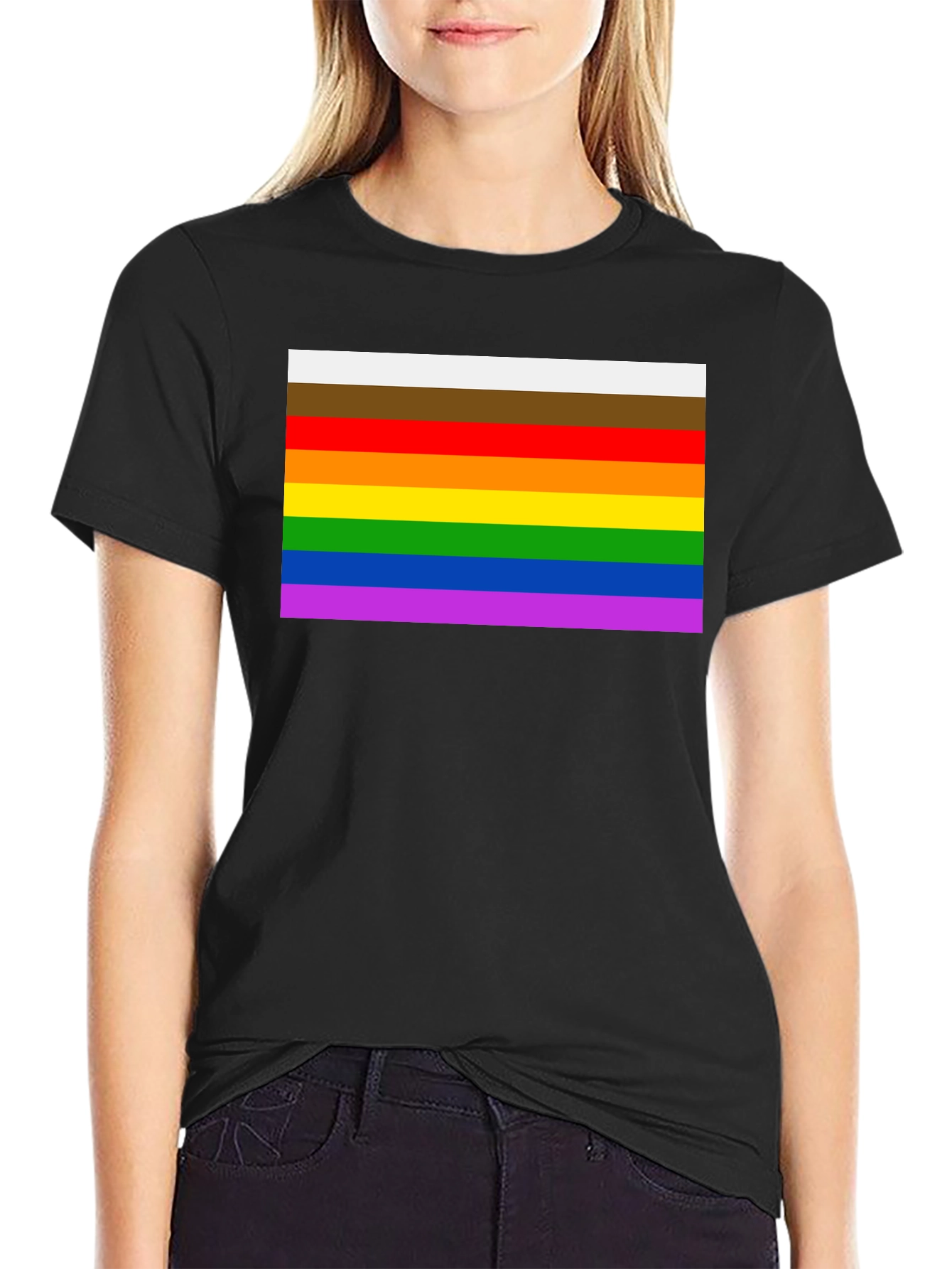 Progress Pride Flag Tee - Inclusive Pride Shirt