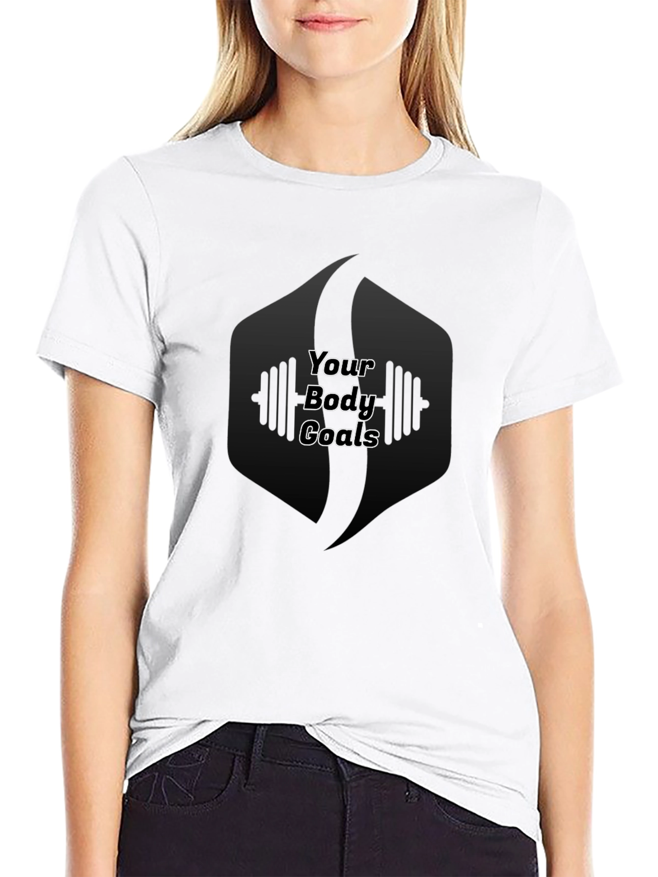 Your Body Goals Black T-Shirt Gym