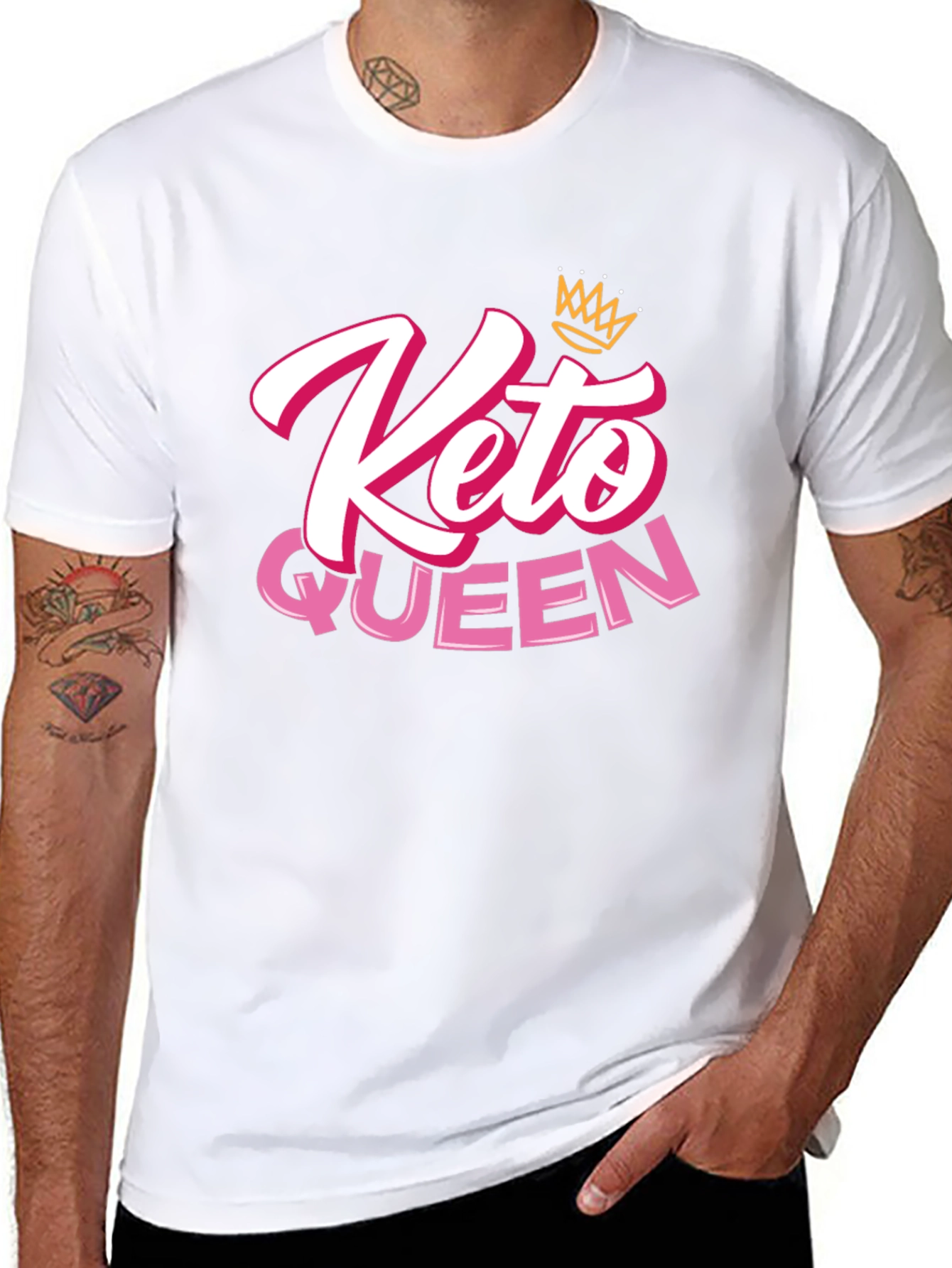 Keto Queen T-Shirt - Black Graphic Tee