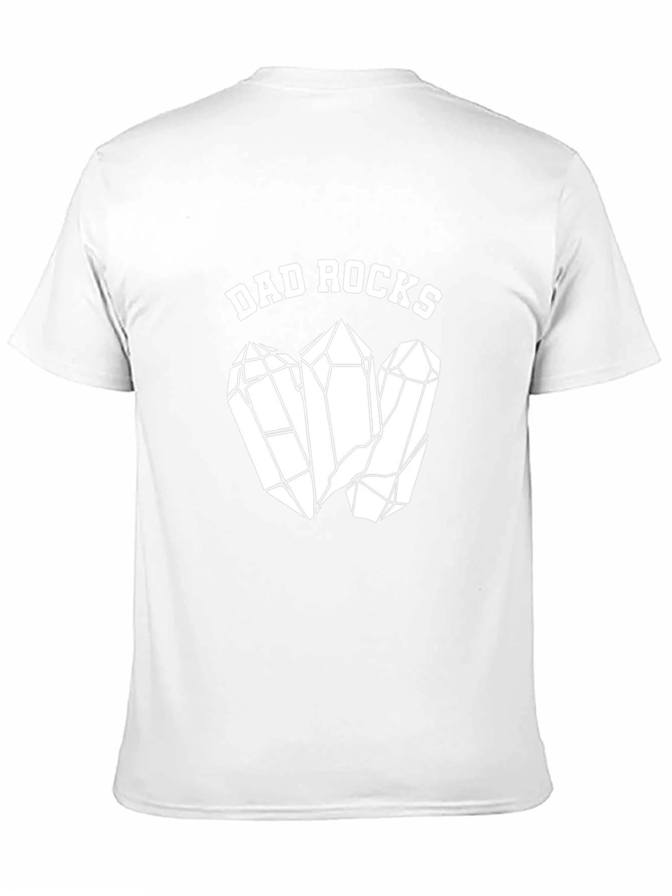 Dad Rocks Graphic T-Shirt - Cool Fathers Day Gift