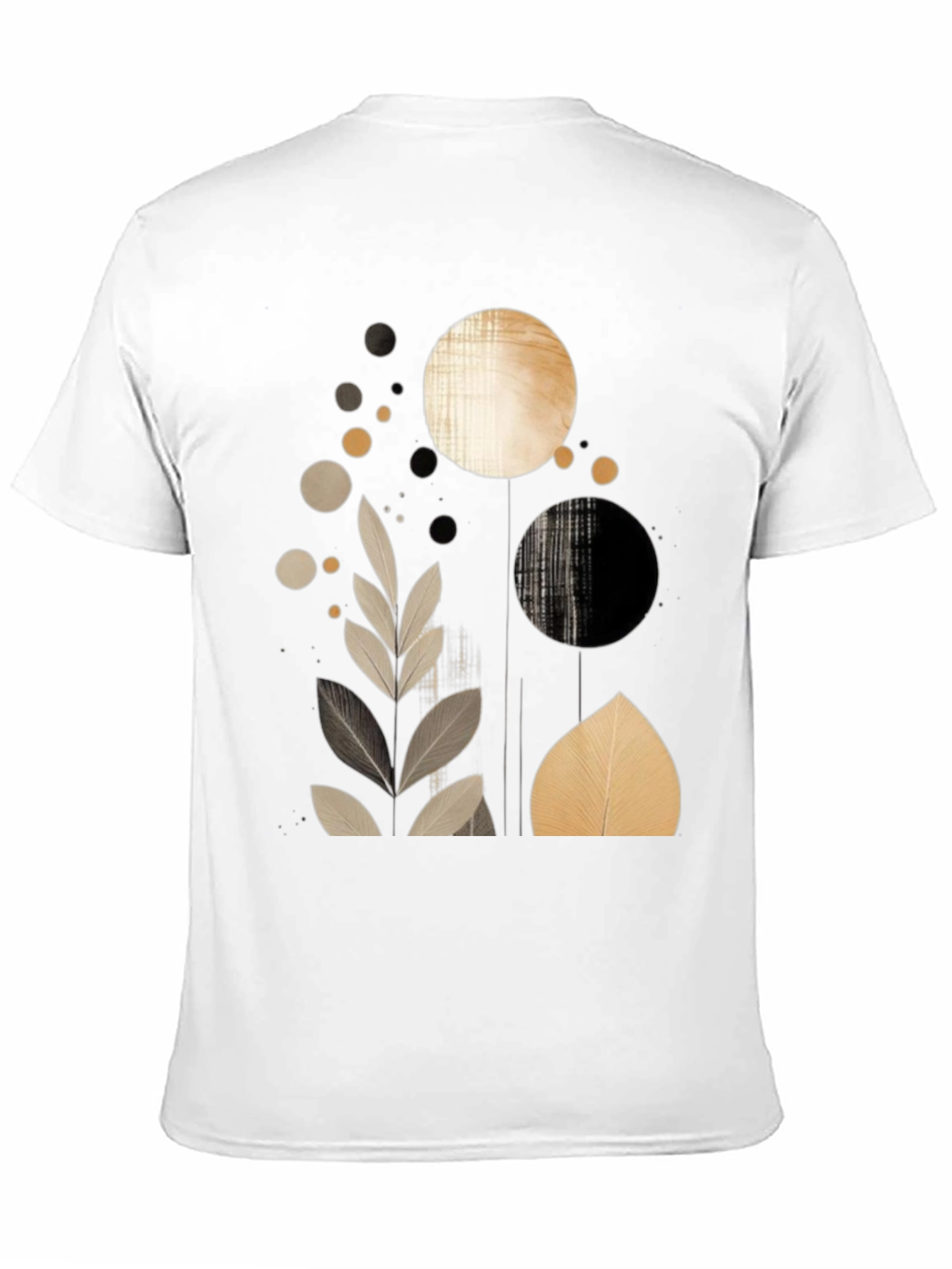 Abstract Graphic Print Mens T-Shirt