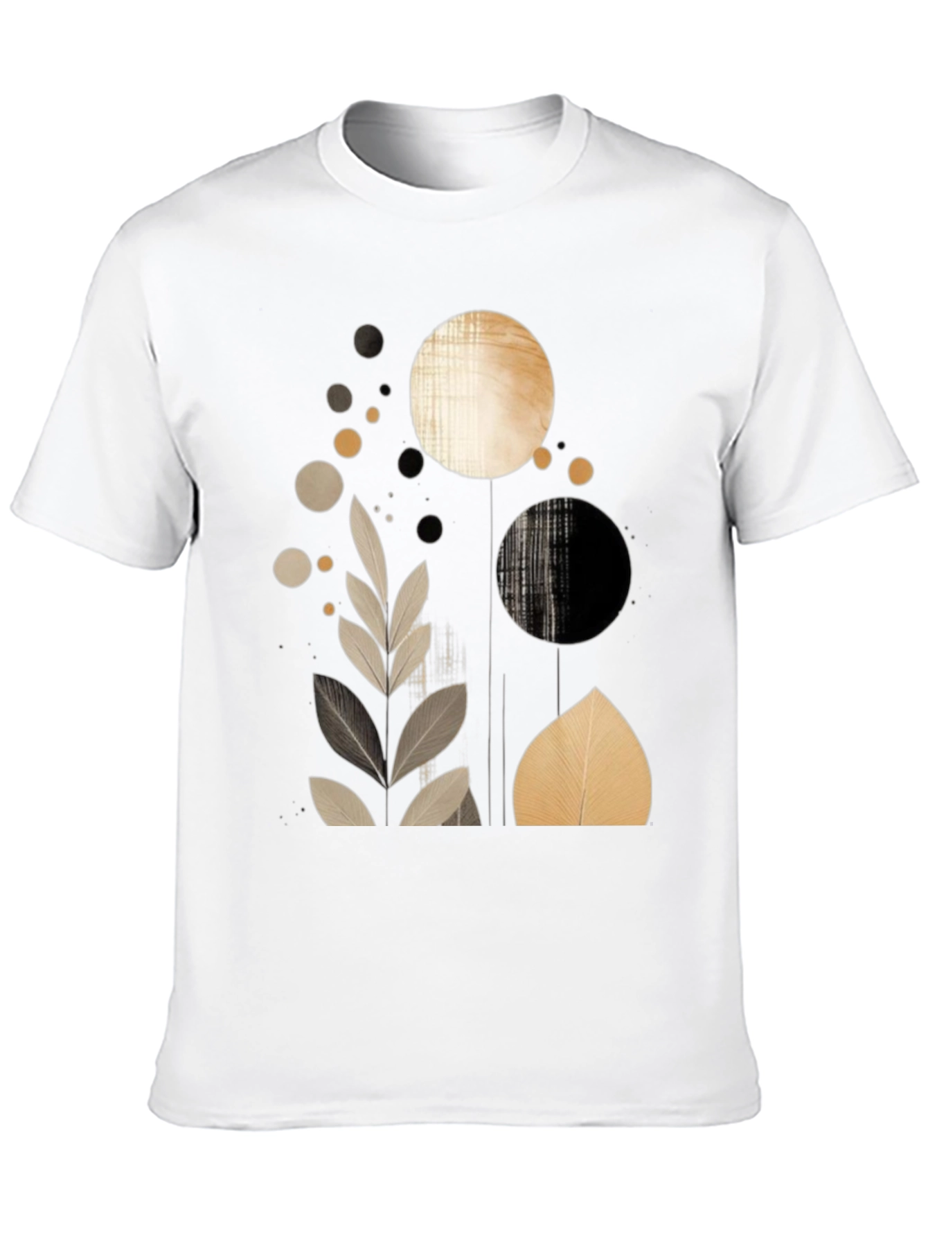 Abstract Graphic Print Mens T-Shirt