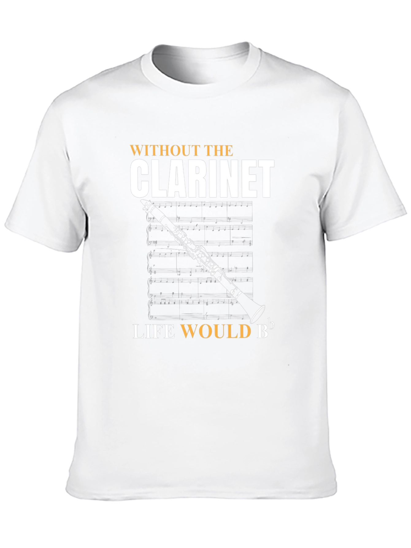 Clarinet T-Shirt: Music Lover Gift