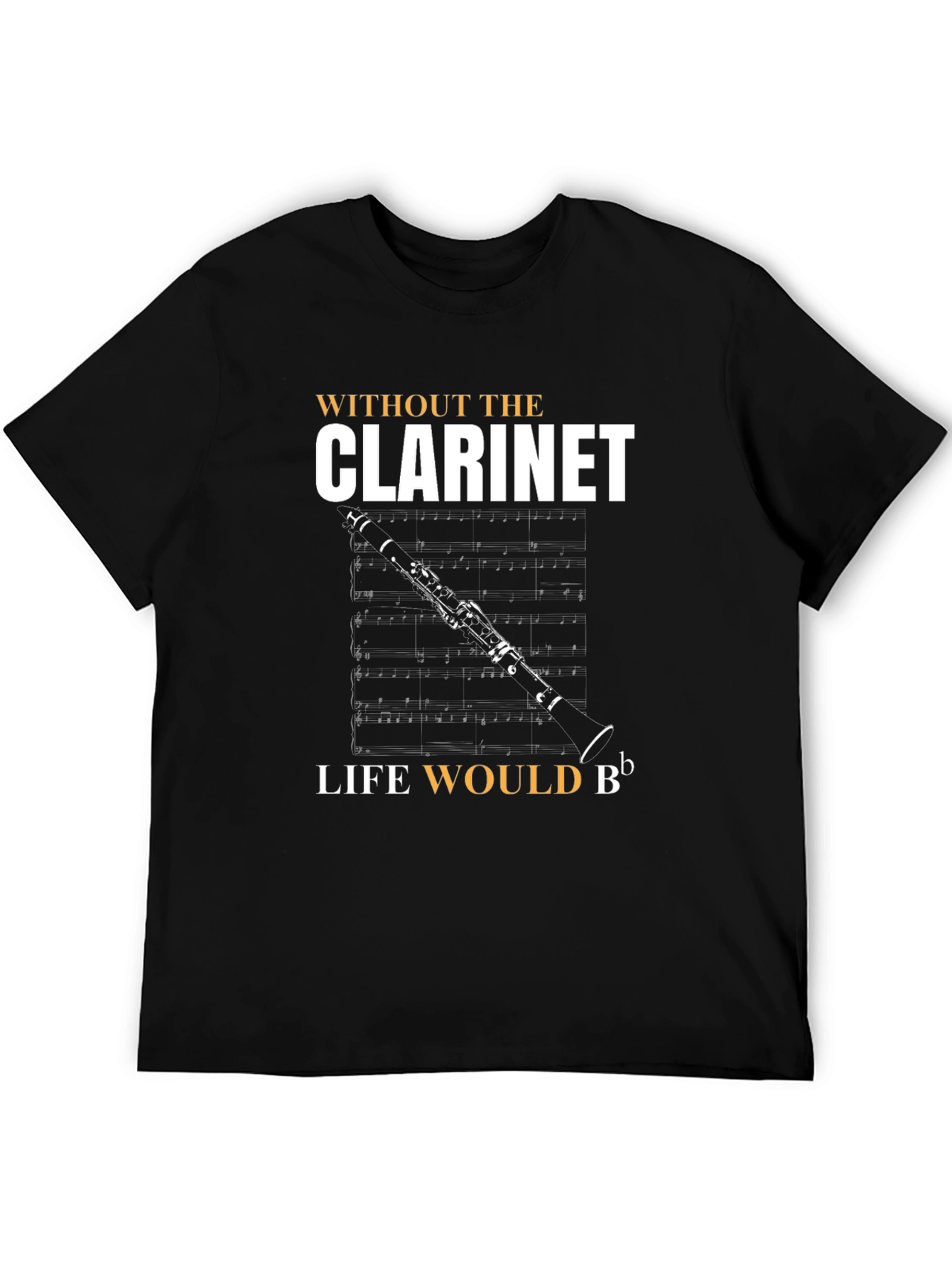 Clarinet T-Shirt: Music Lover Gift