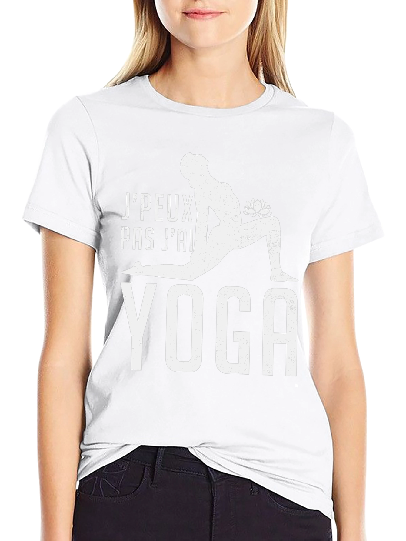 Yoga Graphic Tee - Unisex Black T-Shirt