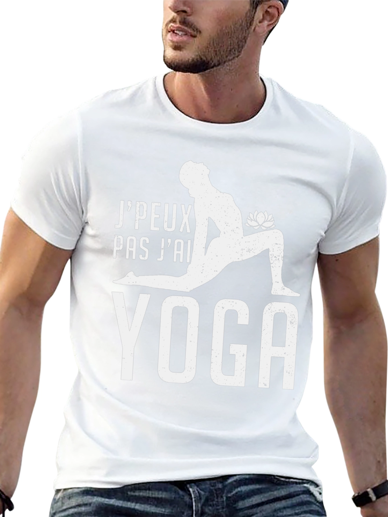 Yoga Graphic Tee - Unisex Black T-Shirt
