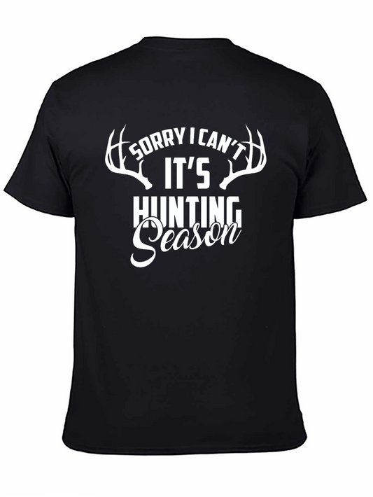 Hunting Season Graphic Tee - Mens Black T-Shirt