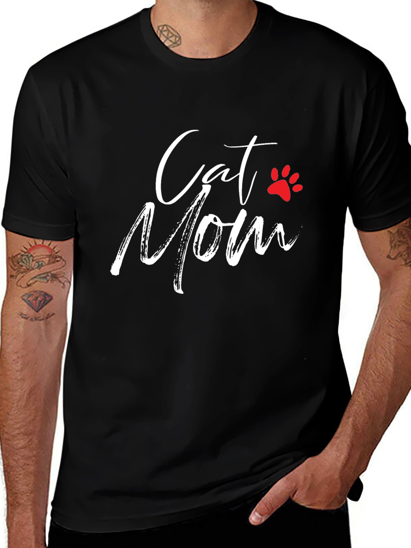 Cat Mom T-Shirt - Cute Pet Lover Tee
