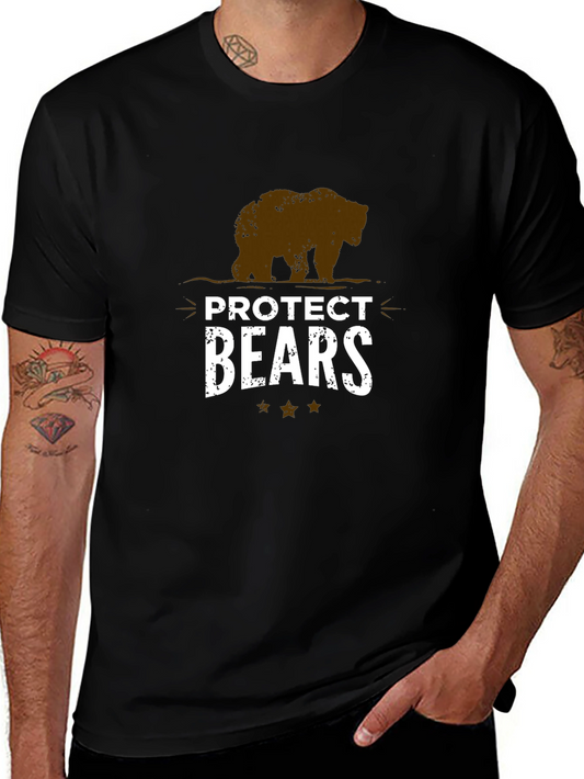 Protect Bears Graphic Tee - Conservation T-Shirt