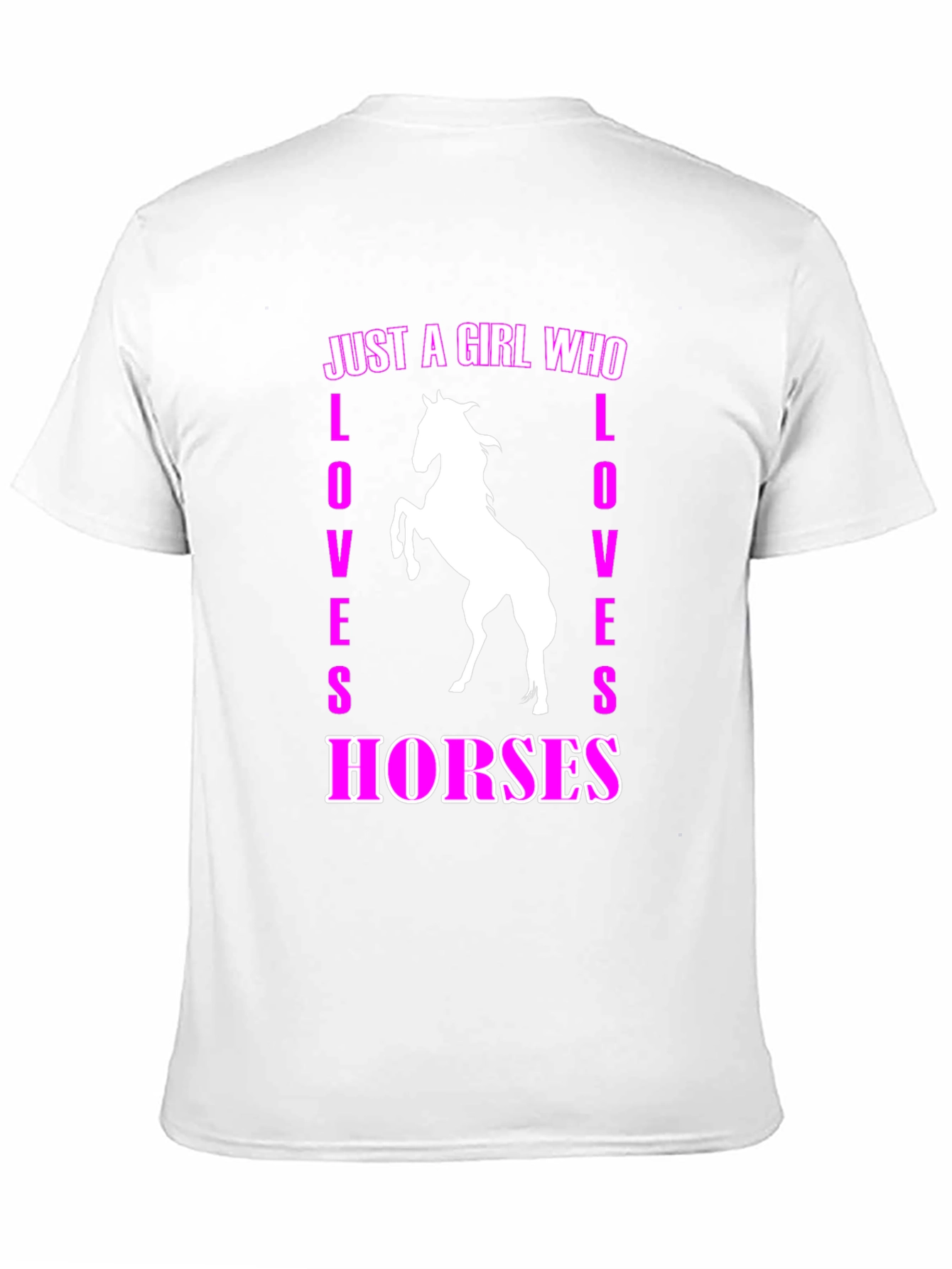 Just A Girl Who Loves Horses Graphic T-Shirt