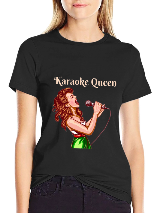 Karaoke Queen Graphic T-Shirt