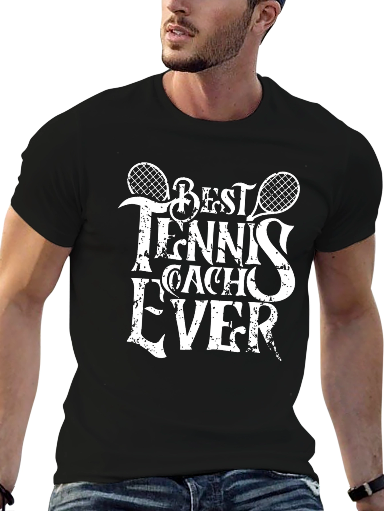Best Tennis Coach Ever Graphic Tee