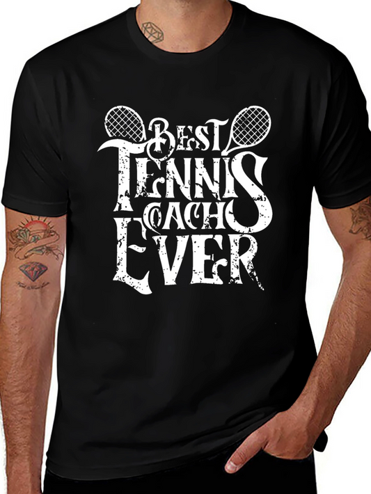 Best Tennis Coach Ever Graphic Tee