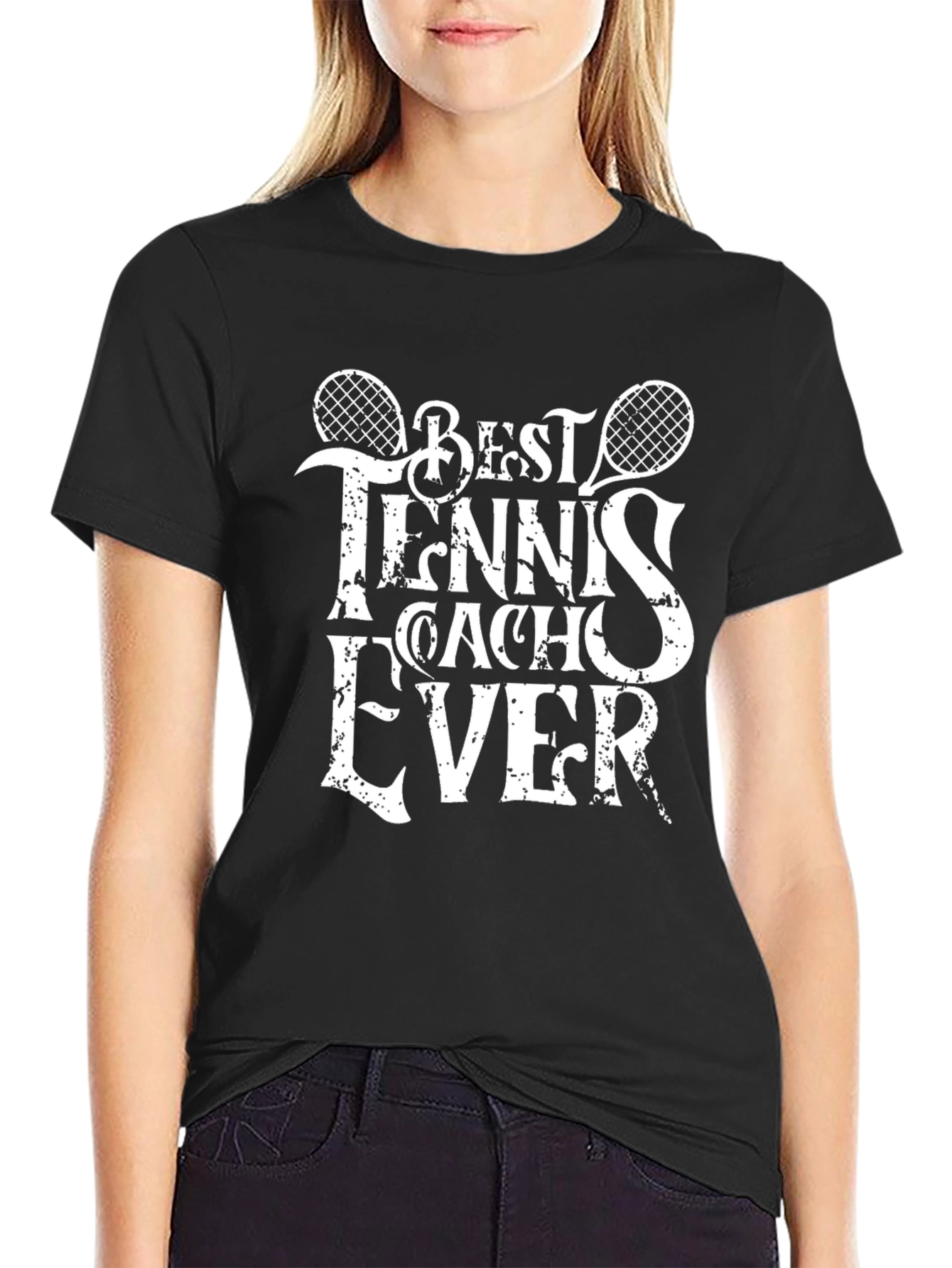 Best Tennis Coach Ever Graphic Tee