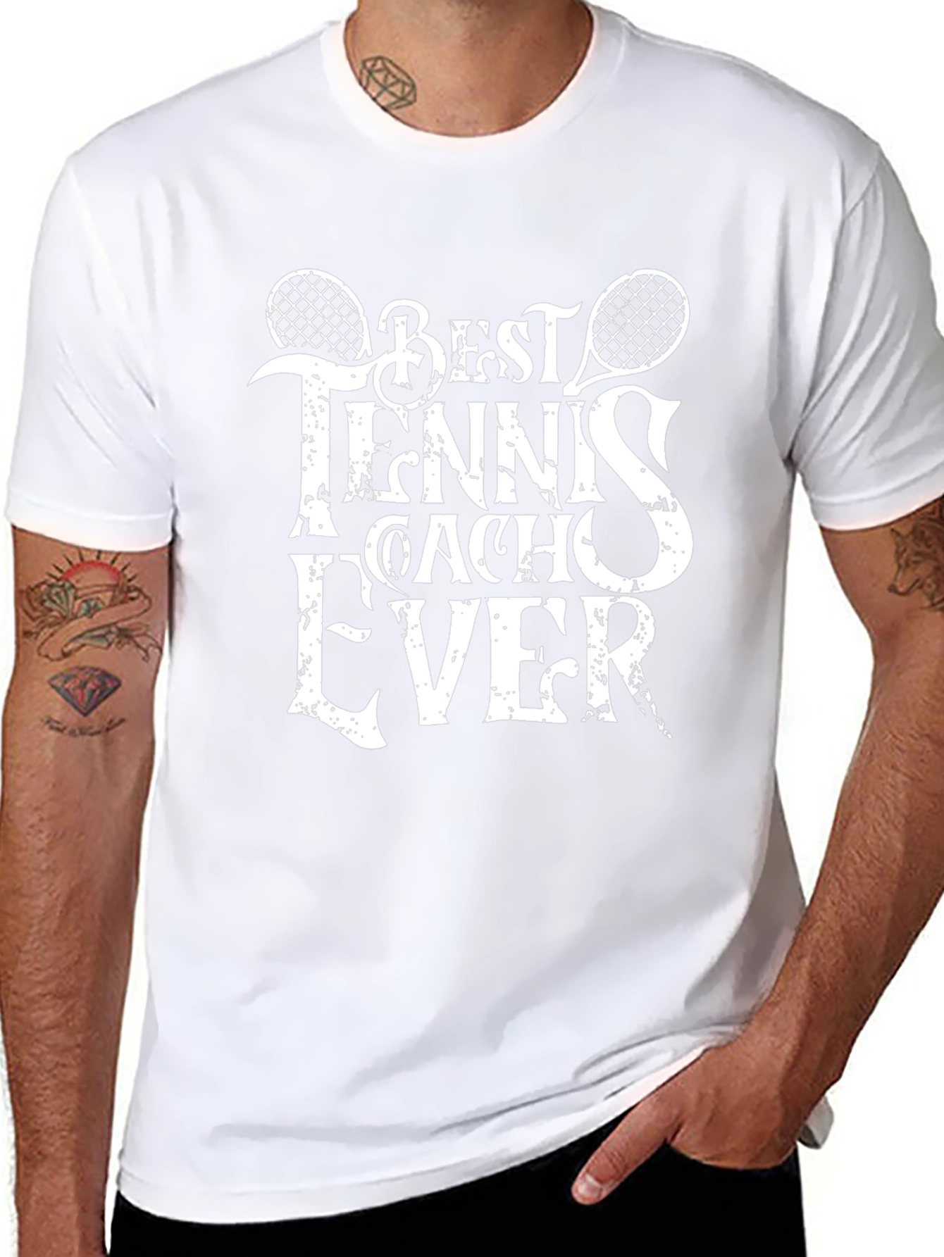 Best Tennis Coach Ever Graphic Tee