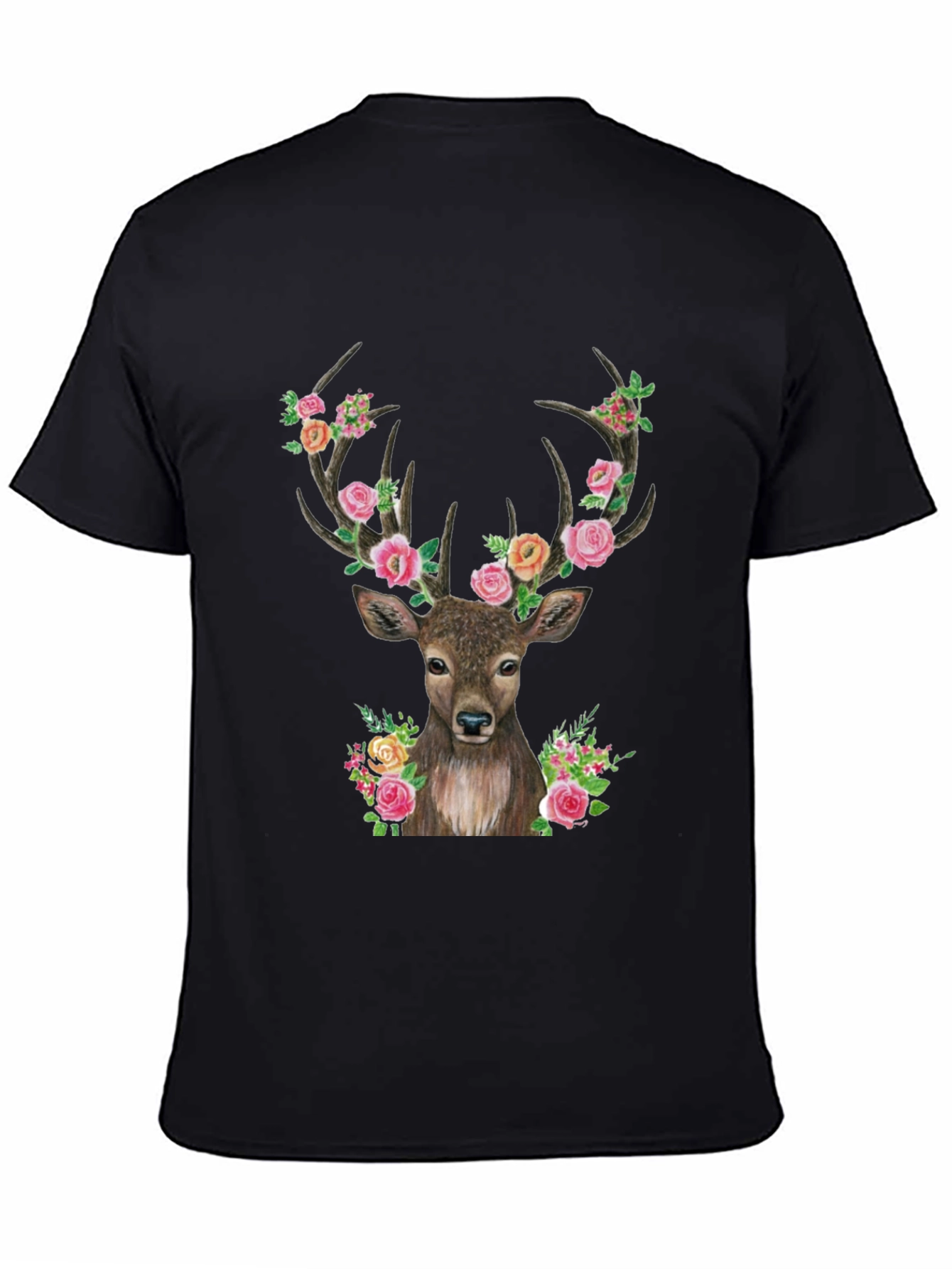Floral Deer Graphic Tee