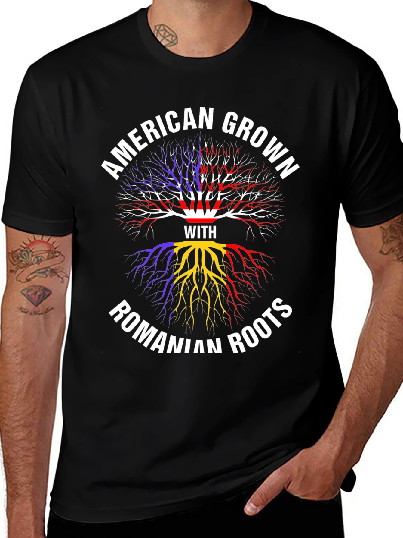 American Grown Romanian Roots T-Shirt