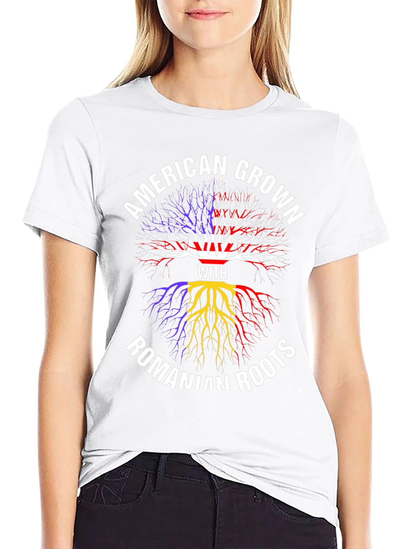 American Grown Romanian Roots T-Shirt