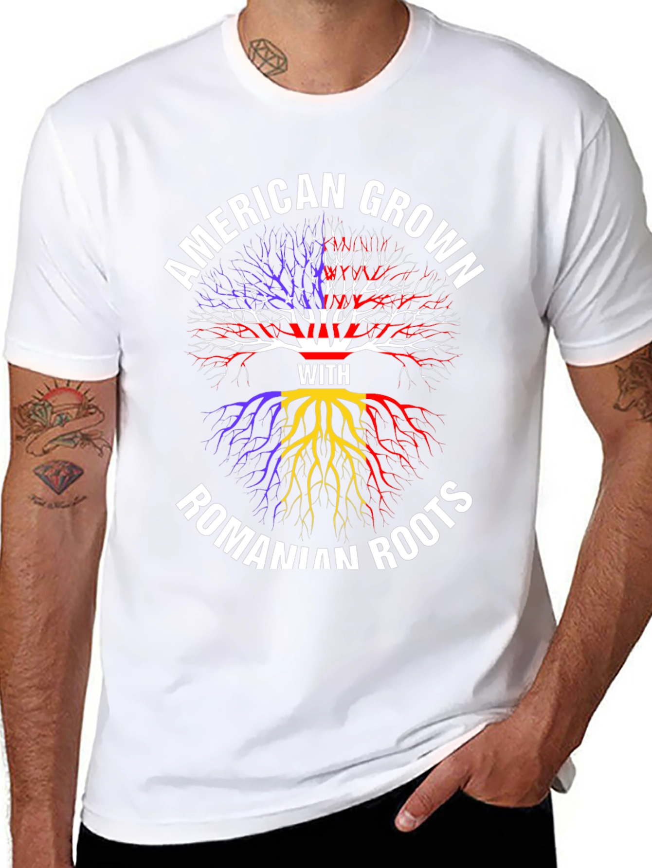 American Grown Romanian Roots T-Shirt