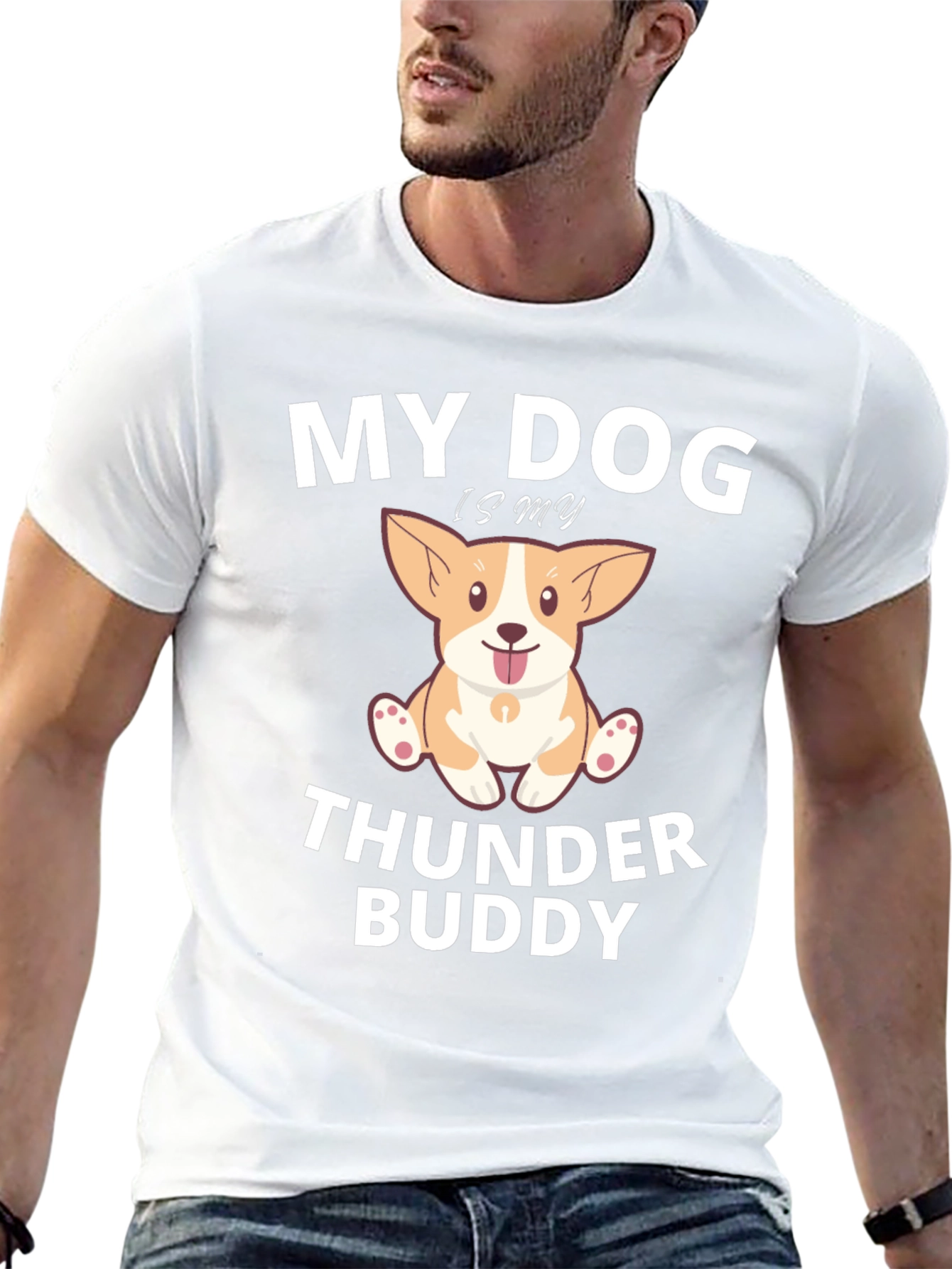 My Dog is My Thunder Buddy Graphic Tee