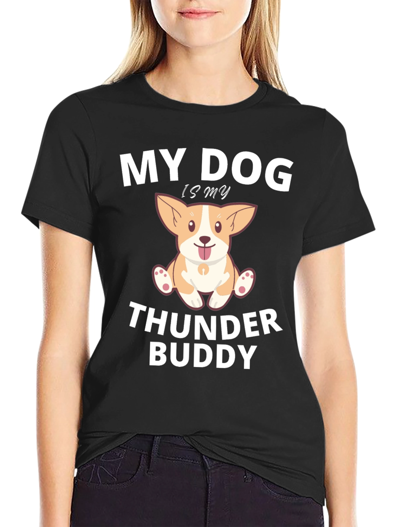 My Dog is My Thunder Buddy Graphic Tee