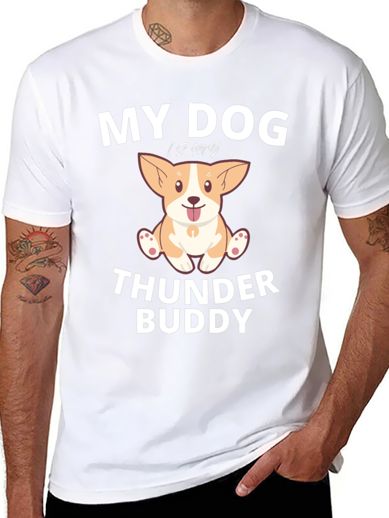 My Dog is My Thunder Buddy Graphic Tee