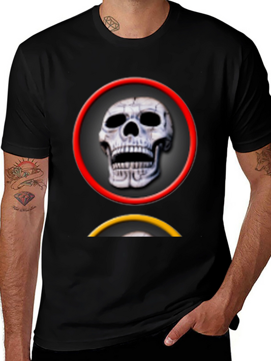 Skull Graphic Tee - Edgy Style