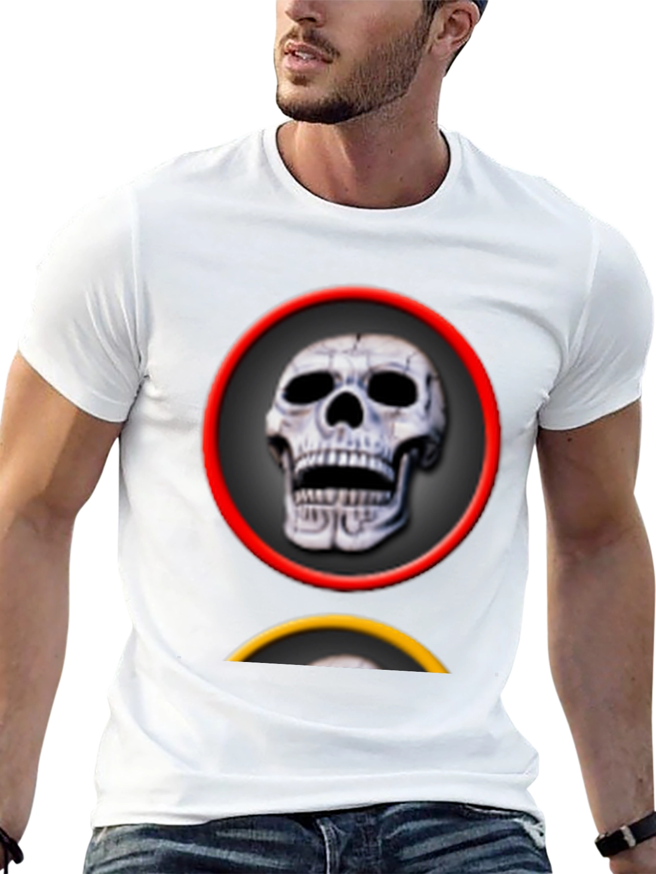 Skull Graphic Tee - Edgy Style