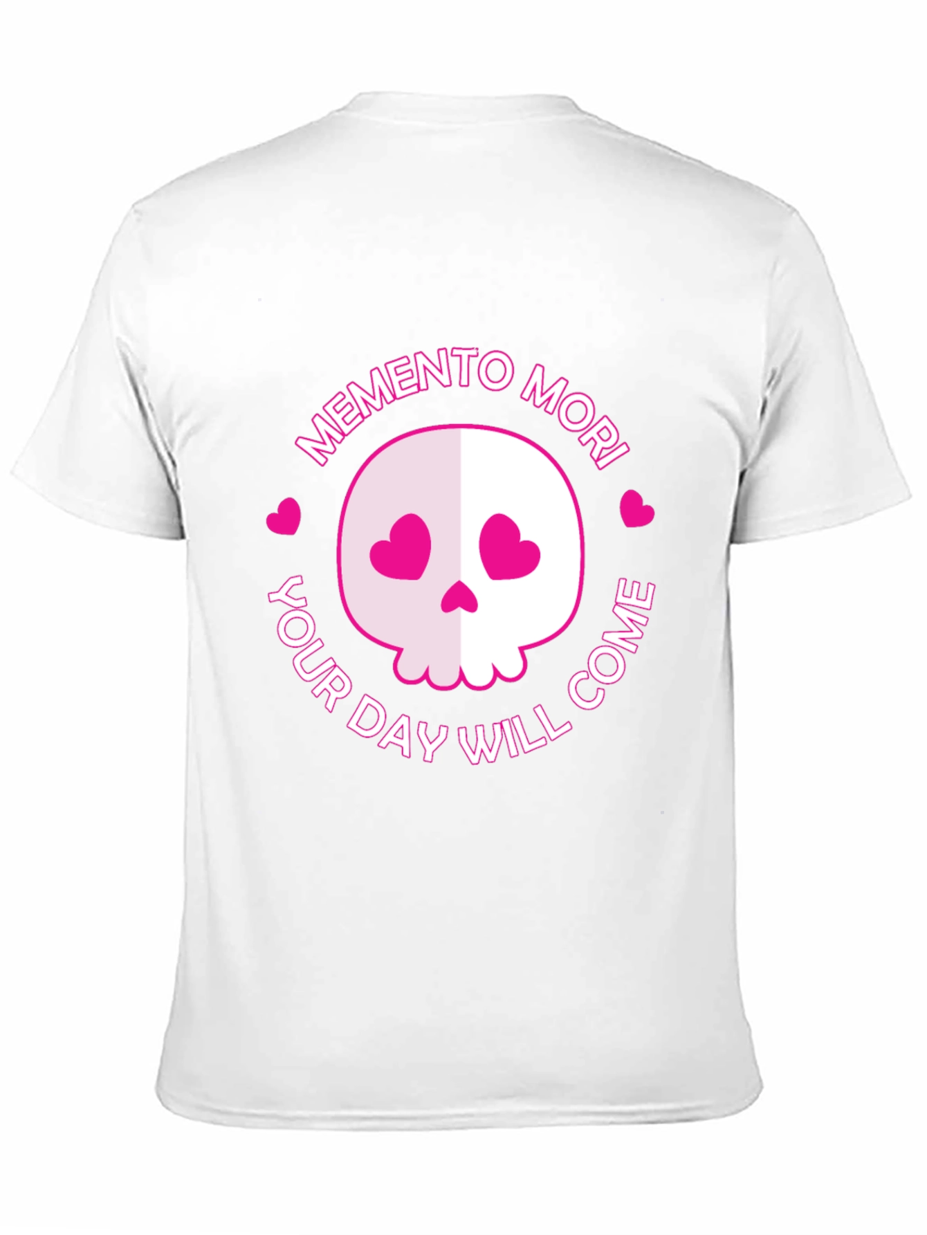 Memento Mori Skull Graphic Tee - Black