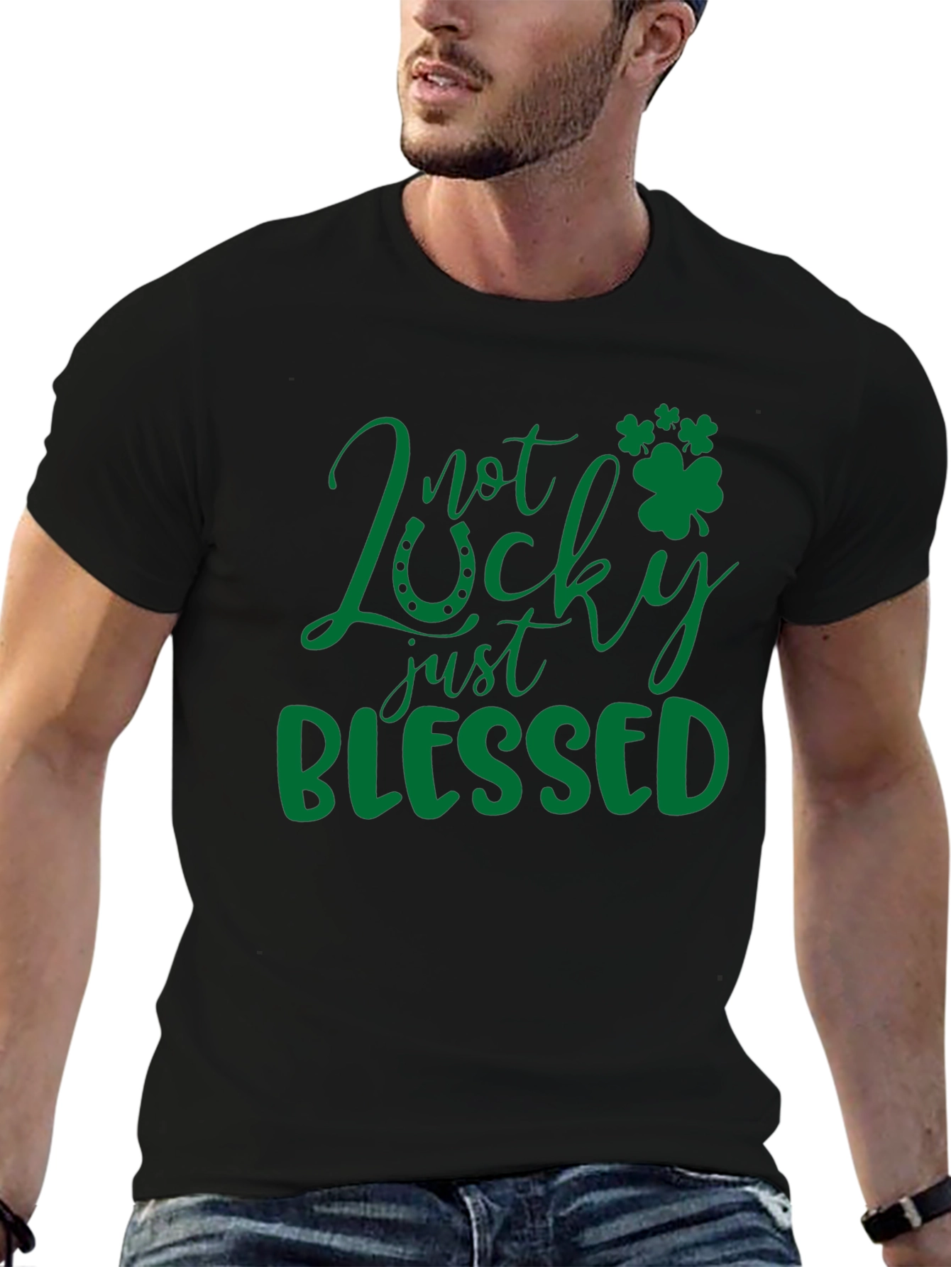 Lucky Blessed Shamrock St. Patricks Day T-Shirt