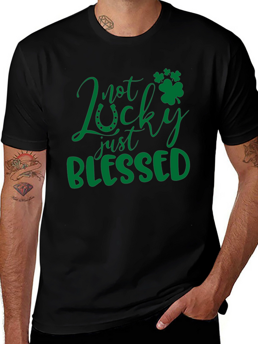 Lucky Blessed Shamrock St. Patricks Day T-Shirt