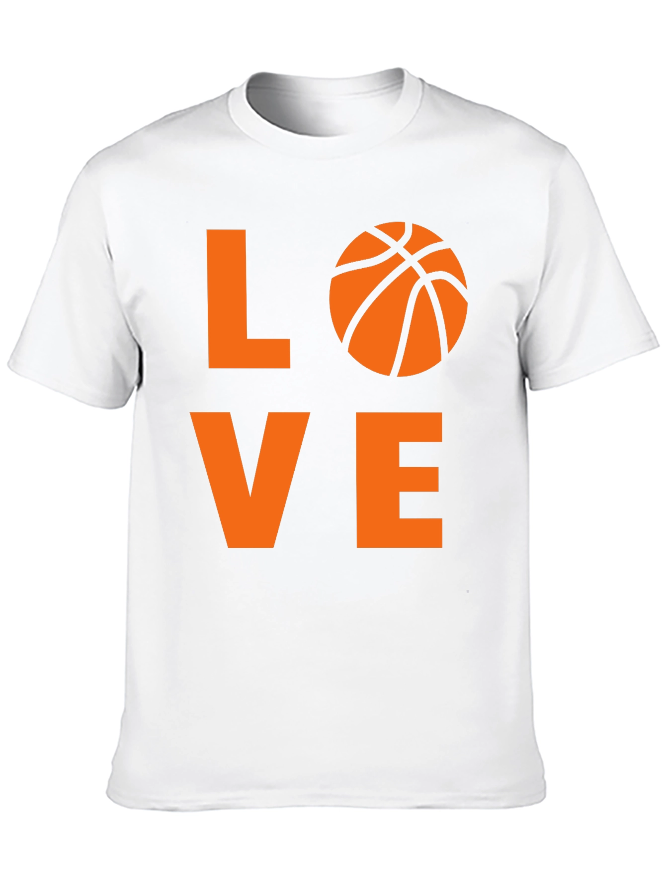 Love Basketball Graphic Tee - Black Cotton Shirt