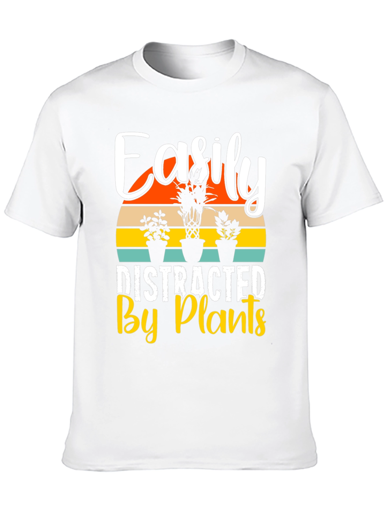 Easily Distracted By Plants Graphic T-Shirt