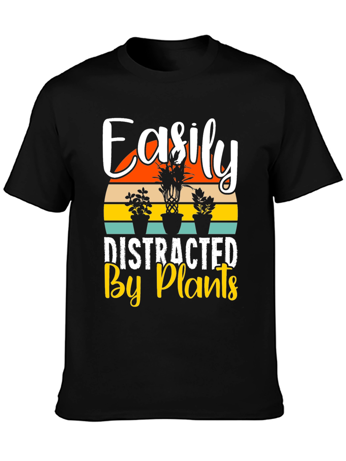 Easily Distracted By Plants Graphic T-Shirt